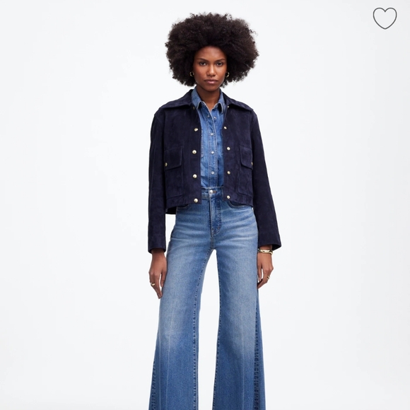 Madewell Denim - Women's Blue Wide-Leg Jeans